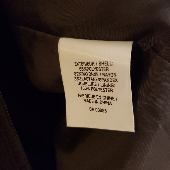 New with tags, Grey Pinstripe Blazer - Picture 4 of 6